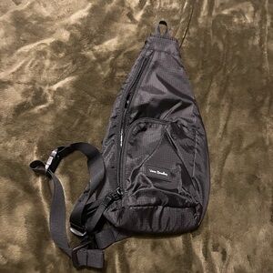 Vera Bradley Black Sling Backpack black. Brand new without tags